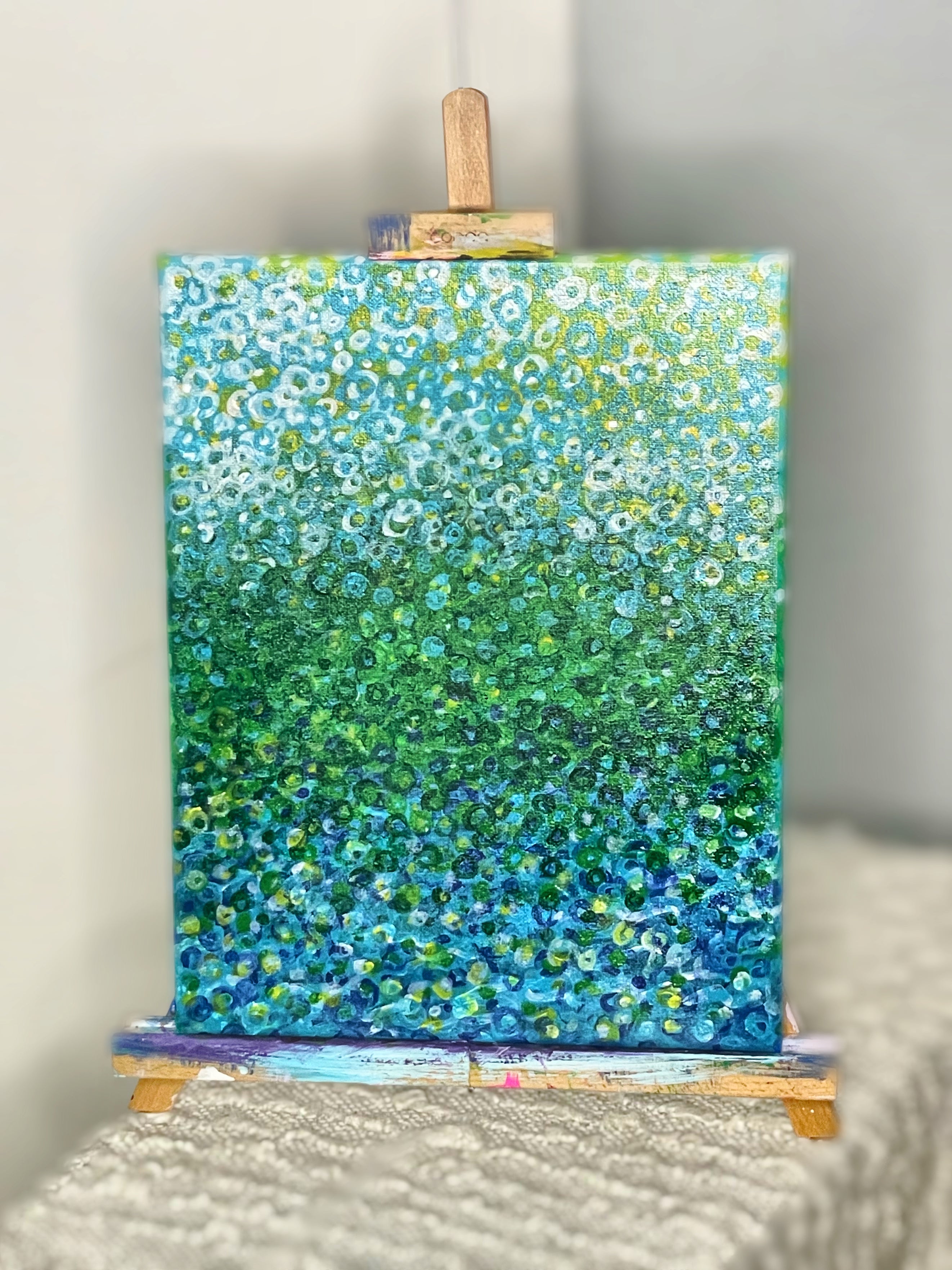 "In Deep" Acrylic Painting by The Vixen
