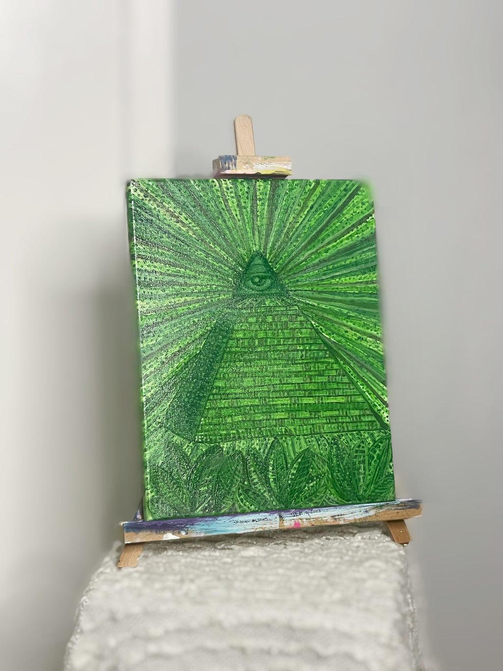 "Conspiracy" Acrylic Painting by The Vixen