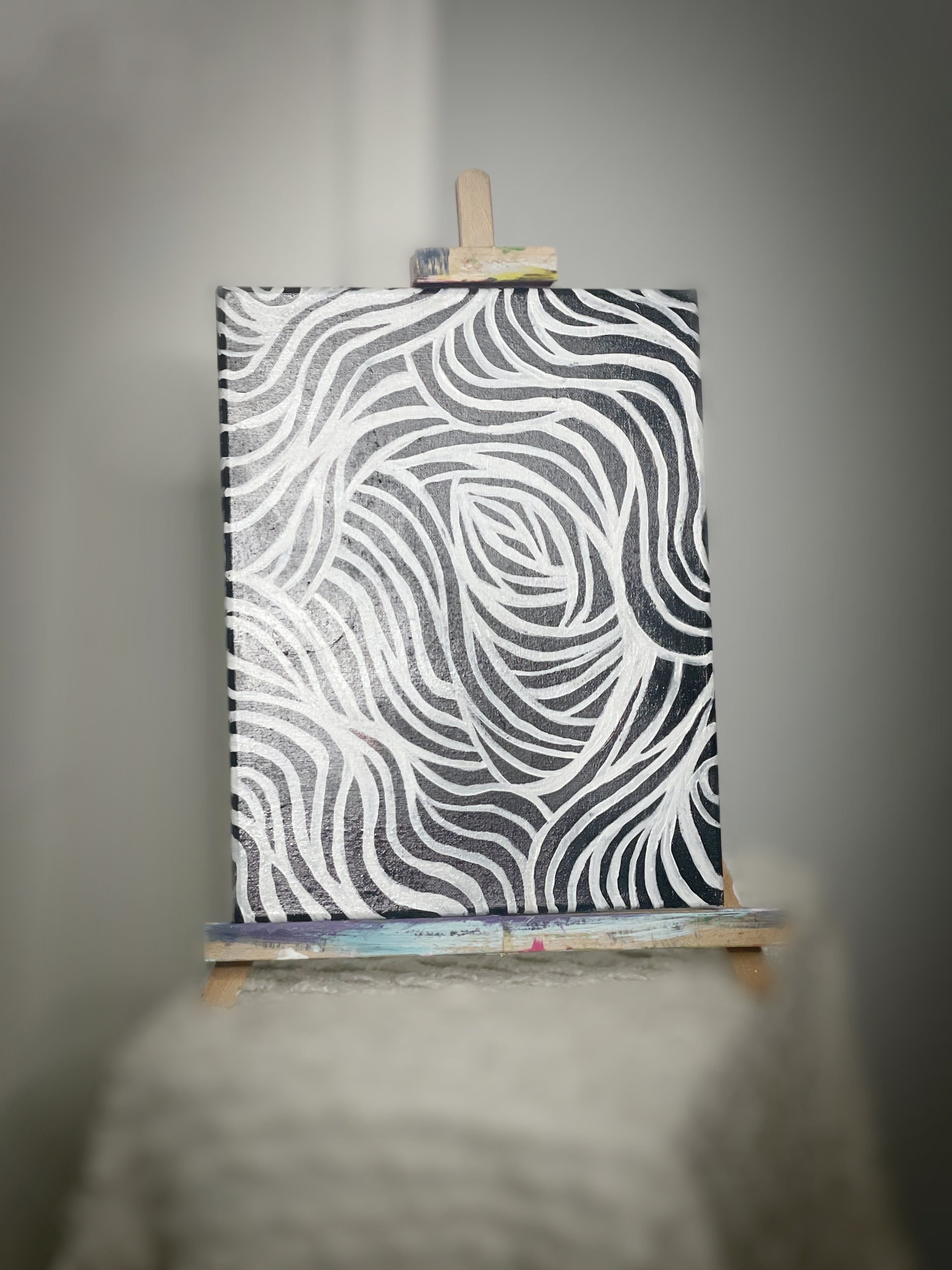 "Fingerprint" Acrylic Painting by The Vixen