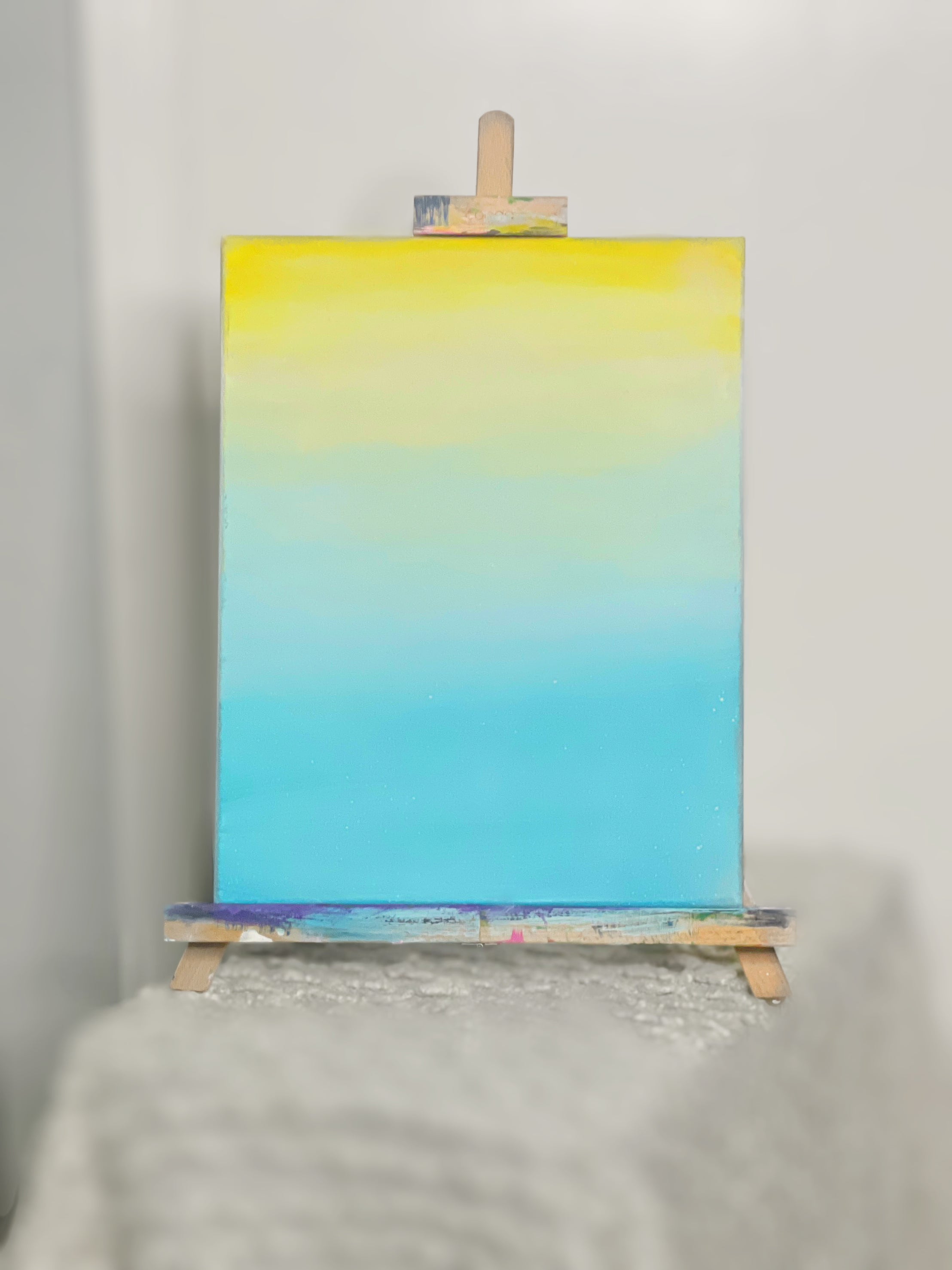 "Lemon Breeze" Acrylic Painting by The Vixen