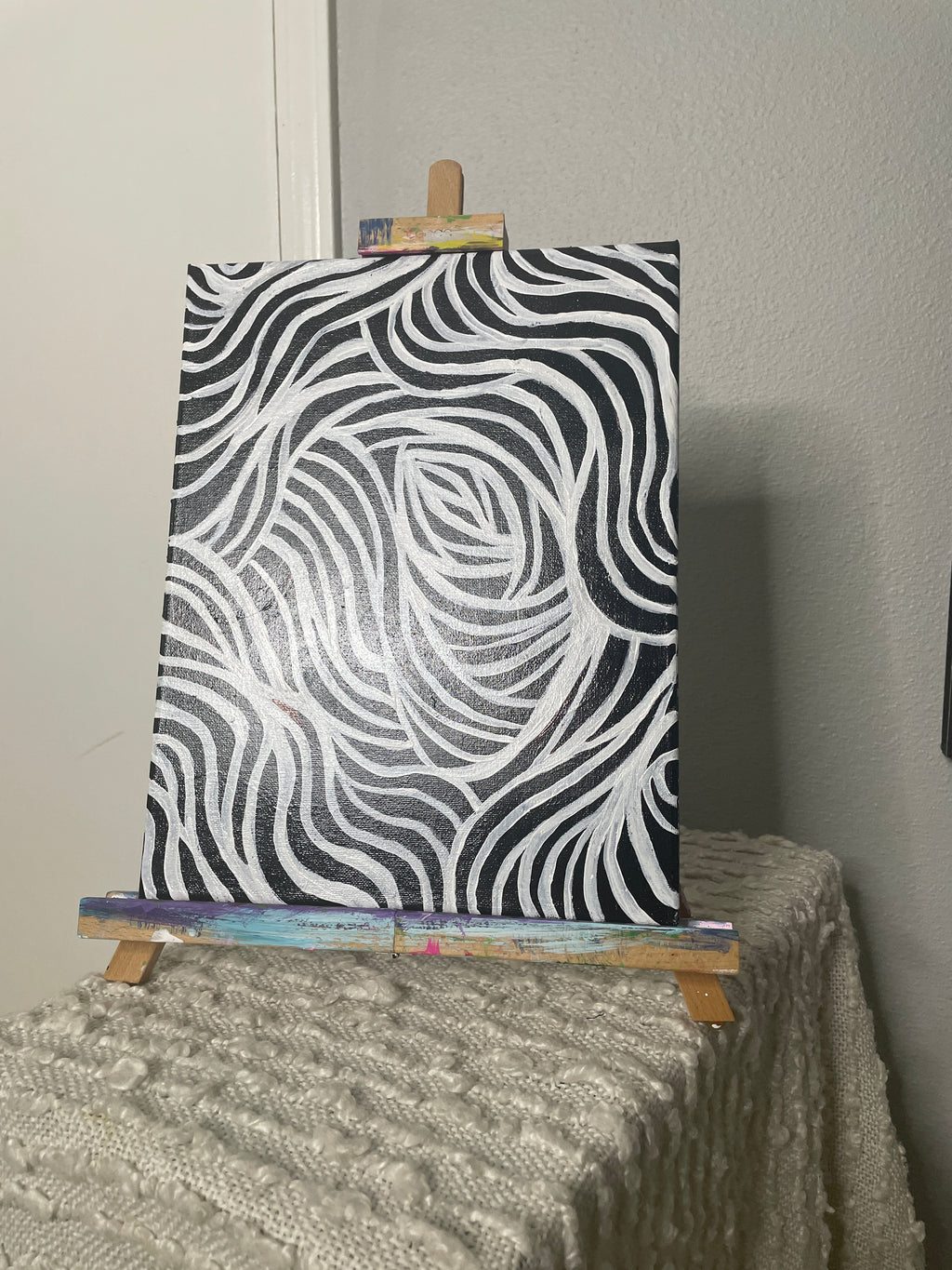 "Fingerprint" Acrylic Painting by The Vixen