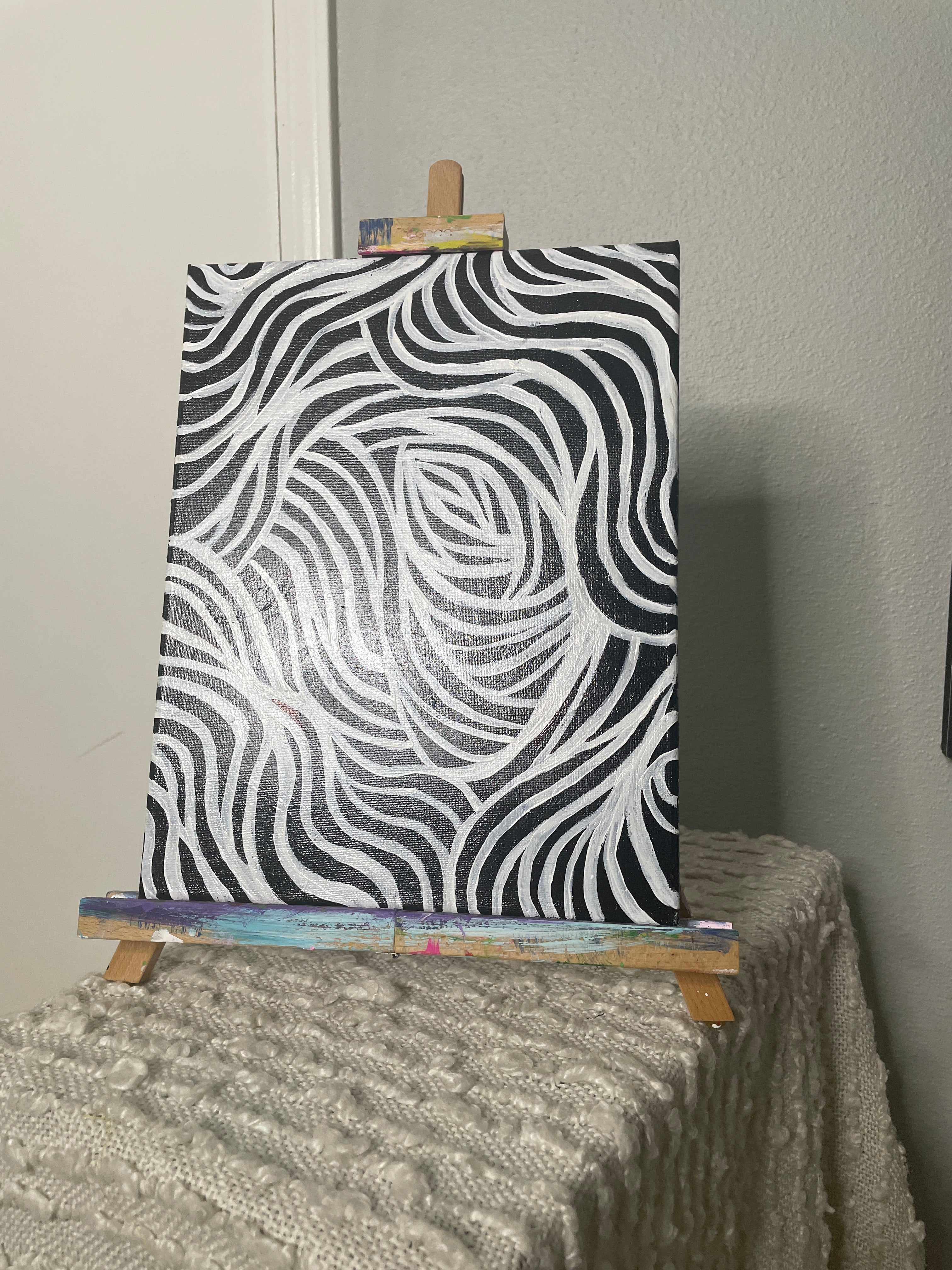 "Fingerprint" Acrylic Painting by The Vixen