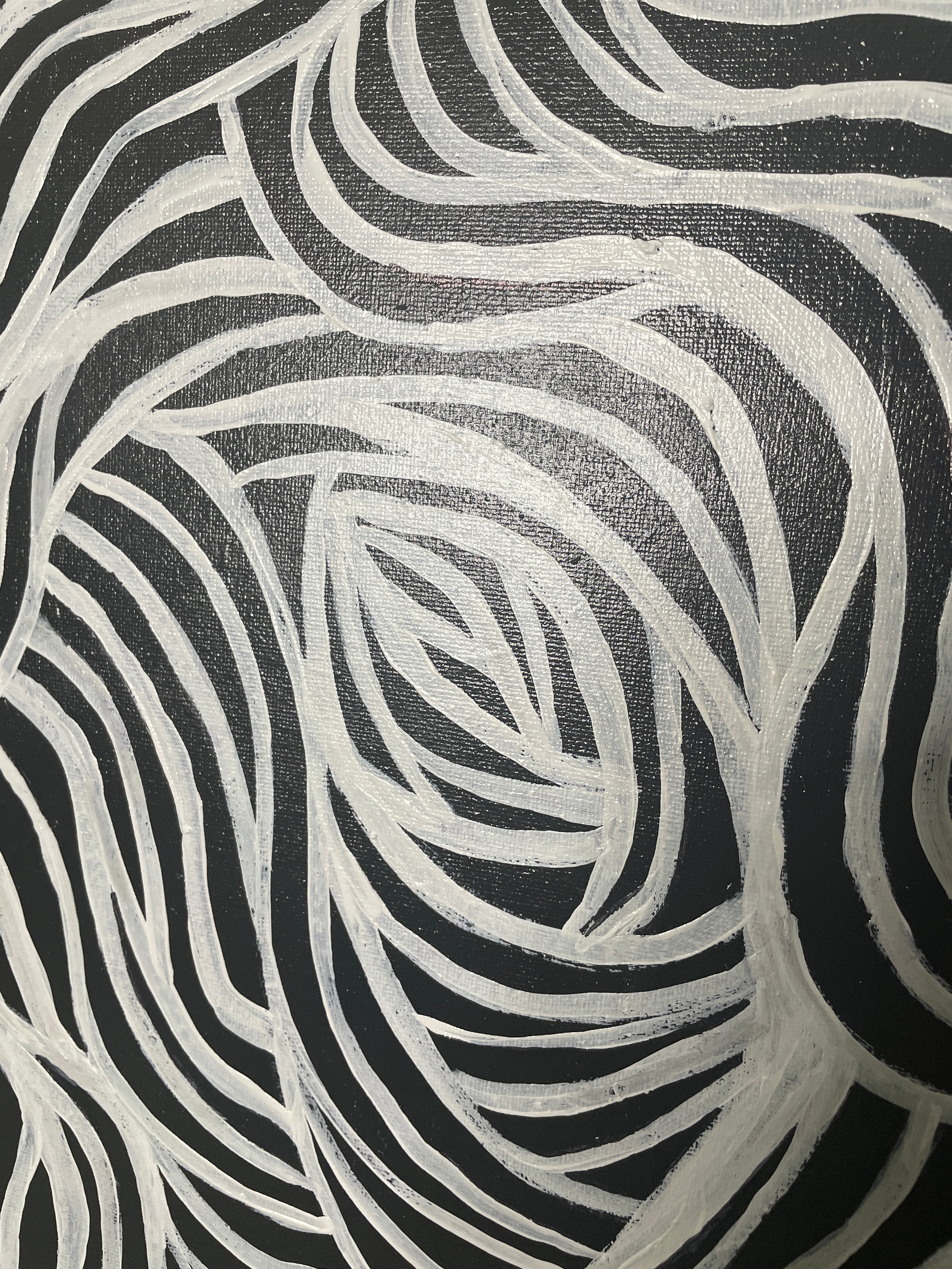 "Fingerprint" Acrylic Painting by The Vixen