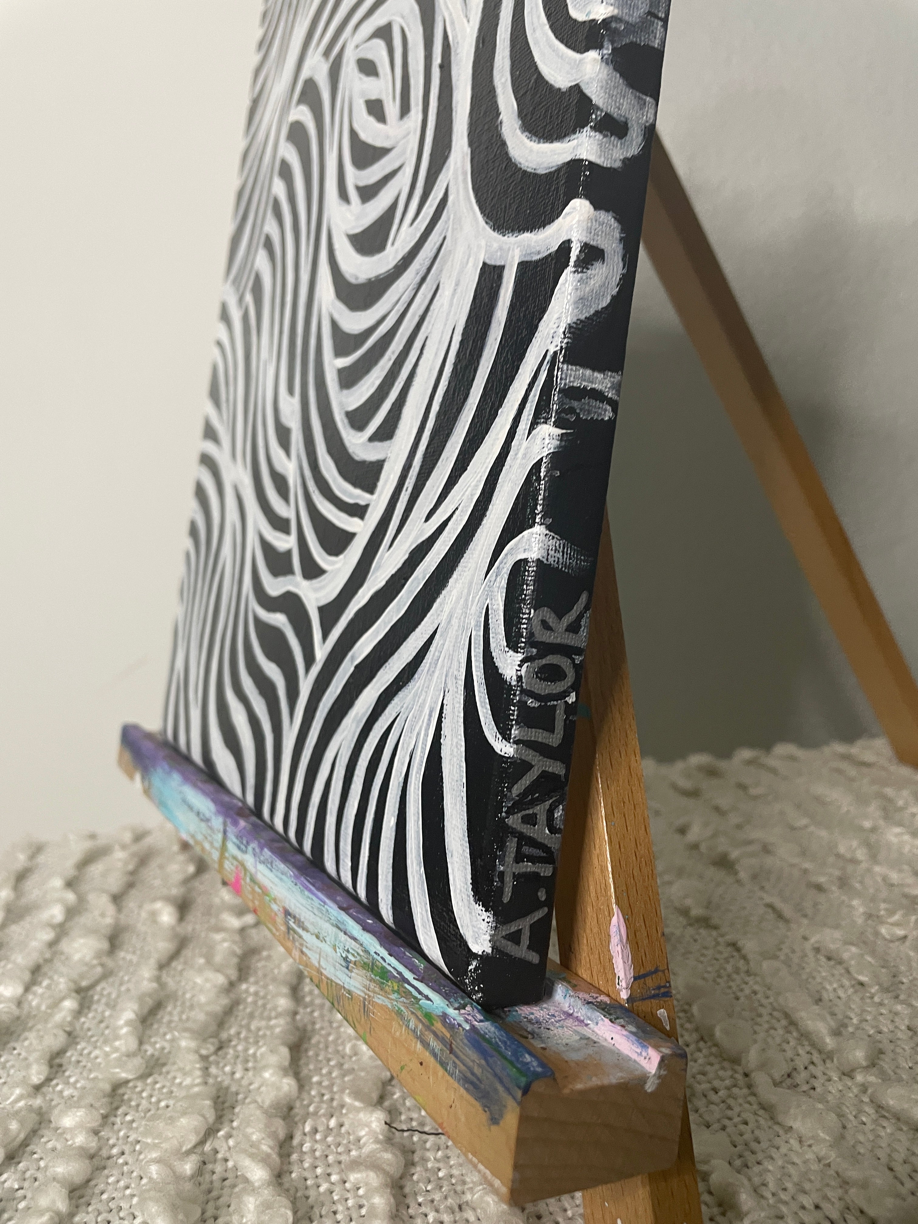 "Fingerprint" Acrylic Painting by The Vixen