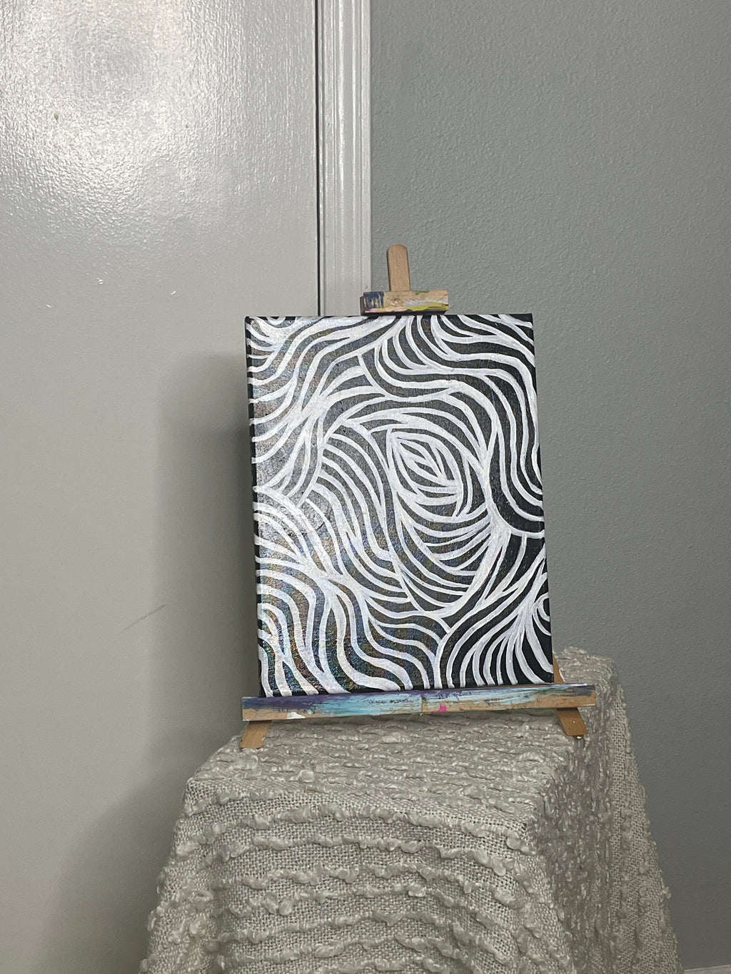 "Fingerprint" Acrylic Painting by The Vixen