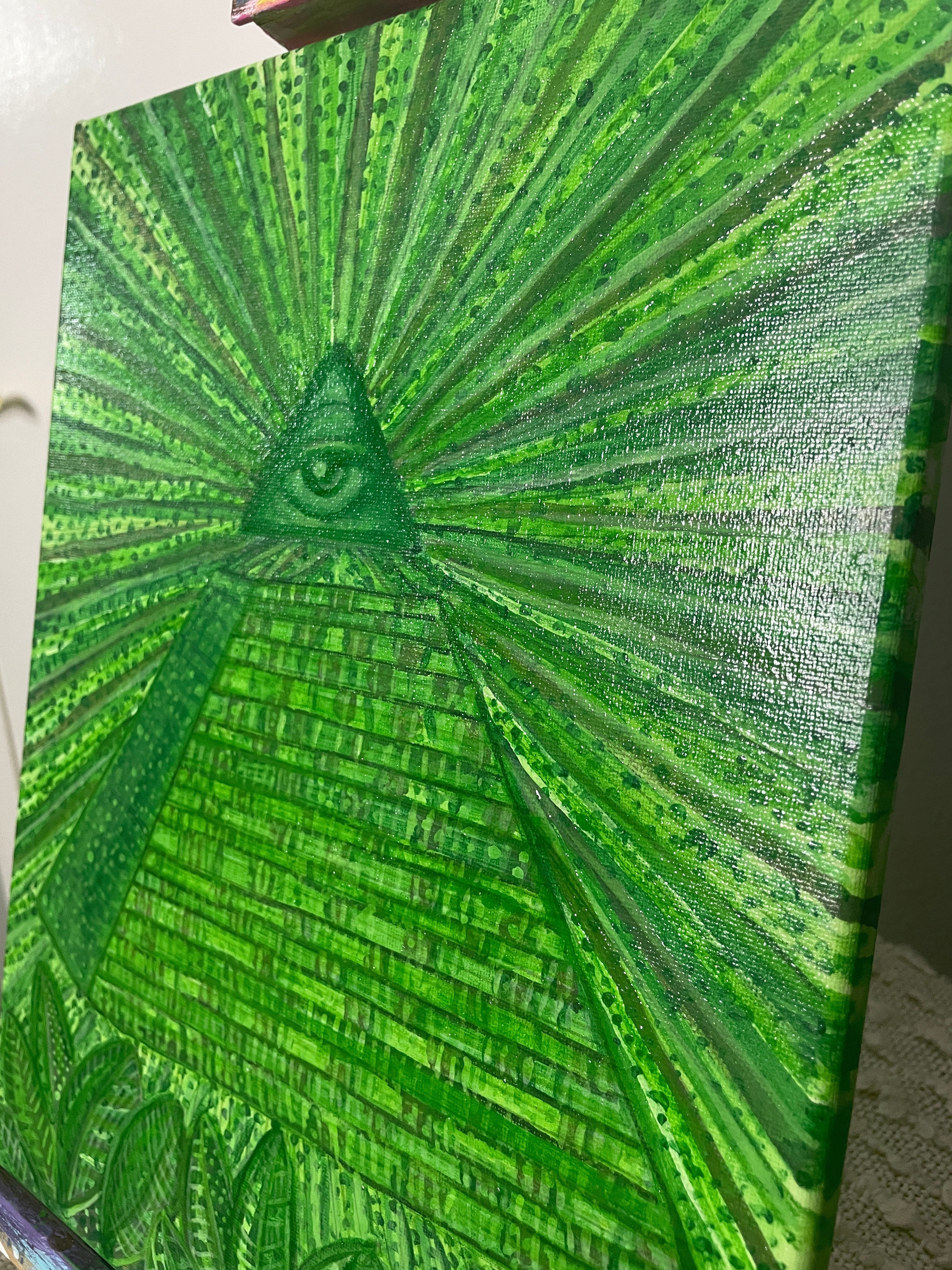 "Conspiracy" Acrylic Painting by The Vixen