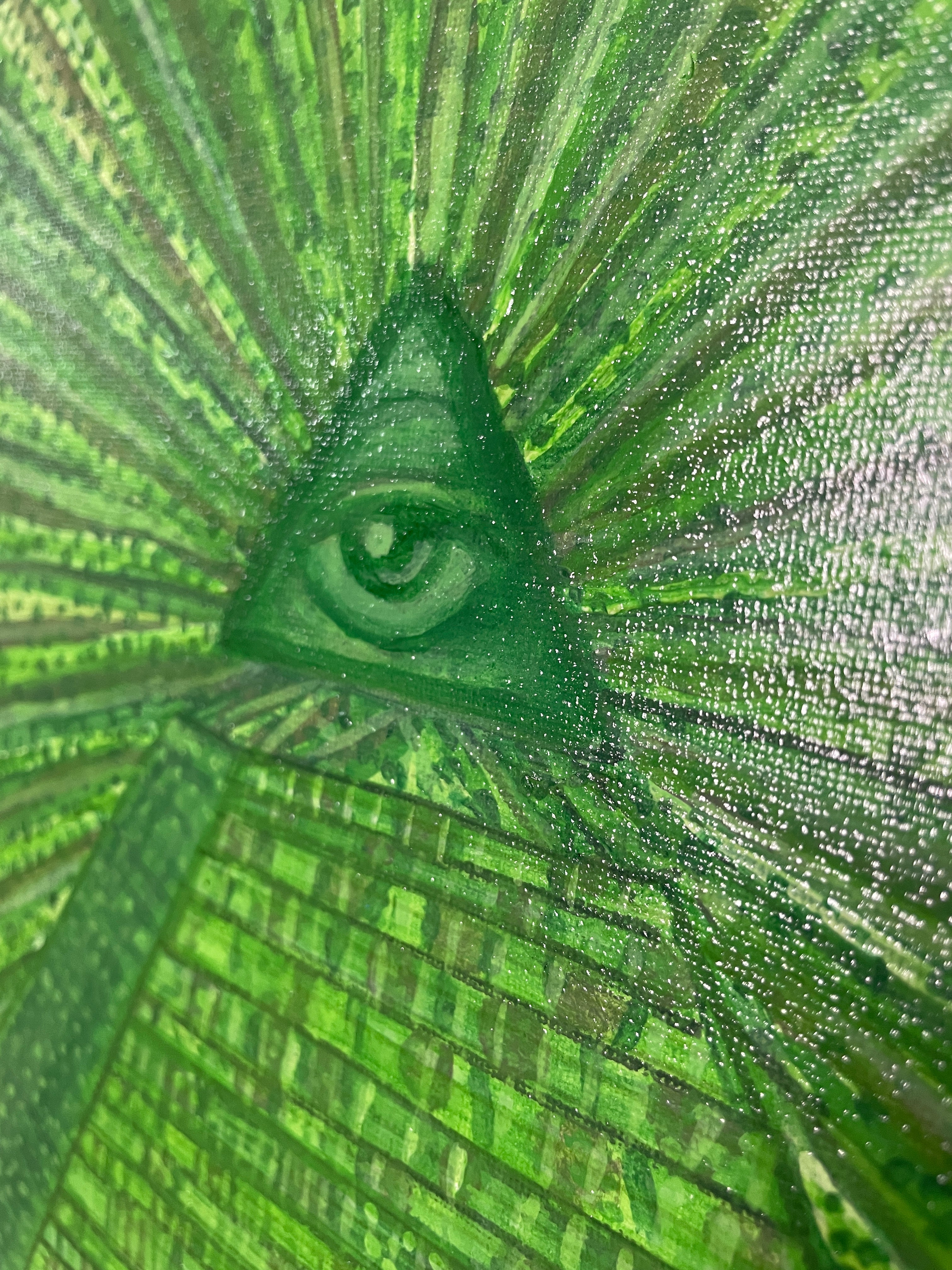 "Conspiracy" Acrylic Painting by The Vixen