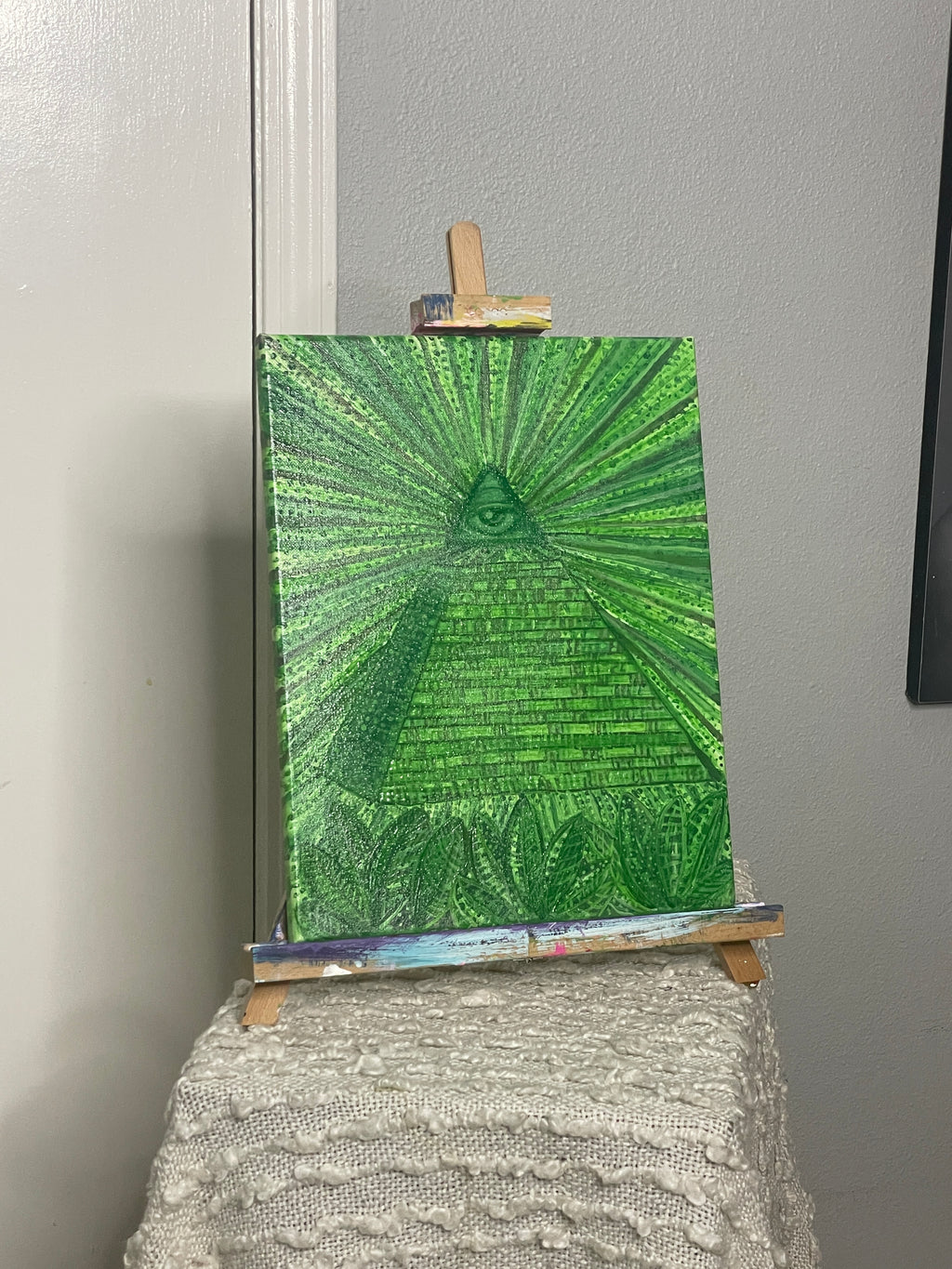 "Conspiracy" Acrylic Painting by The Vixen