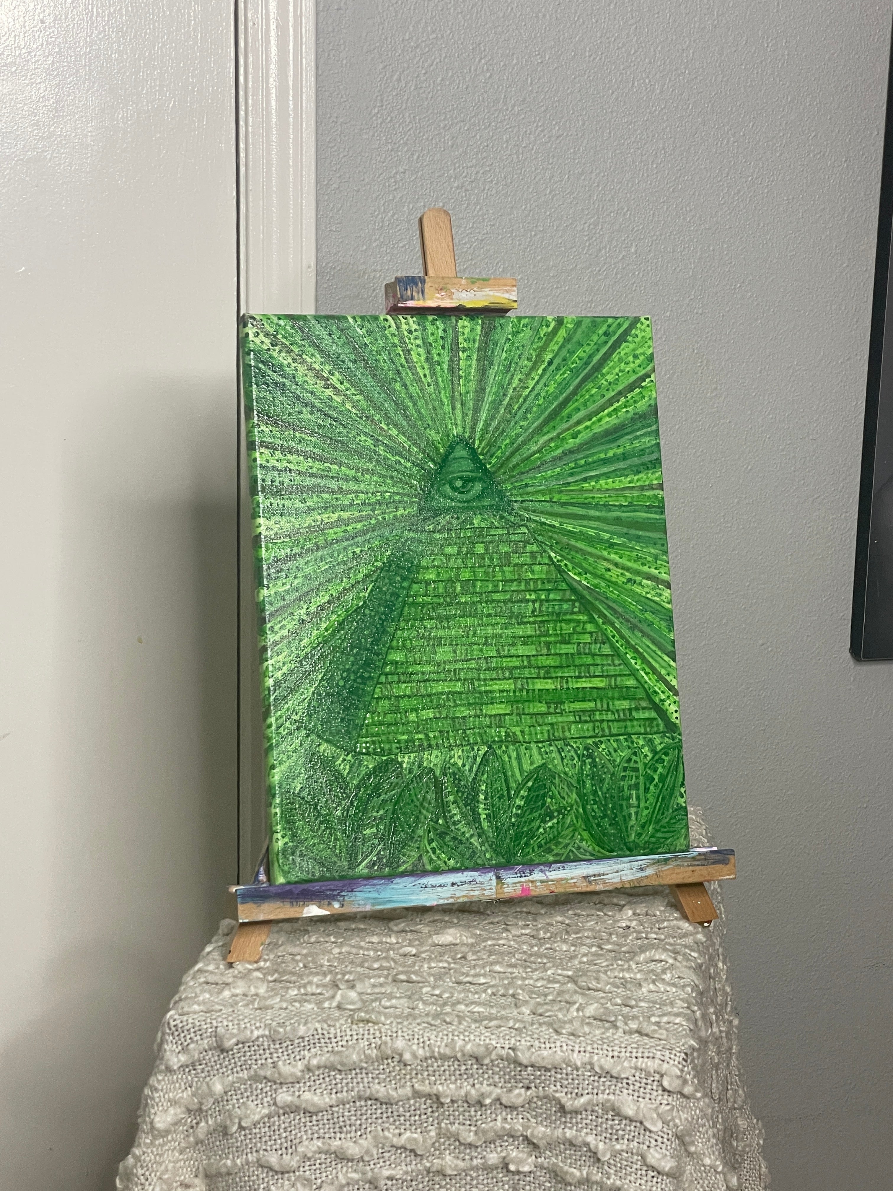 "Conspiracy" Acrylic Painting by The Vixen