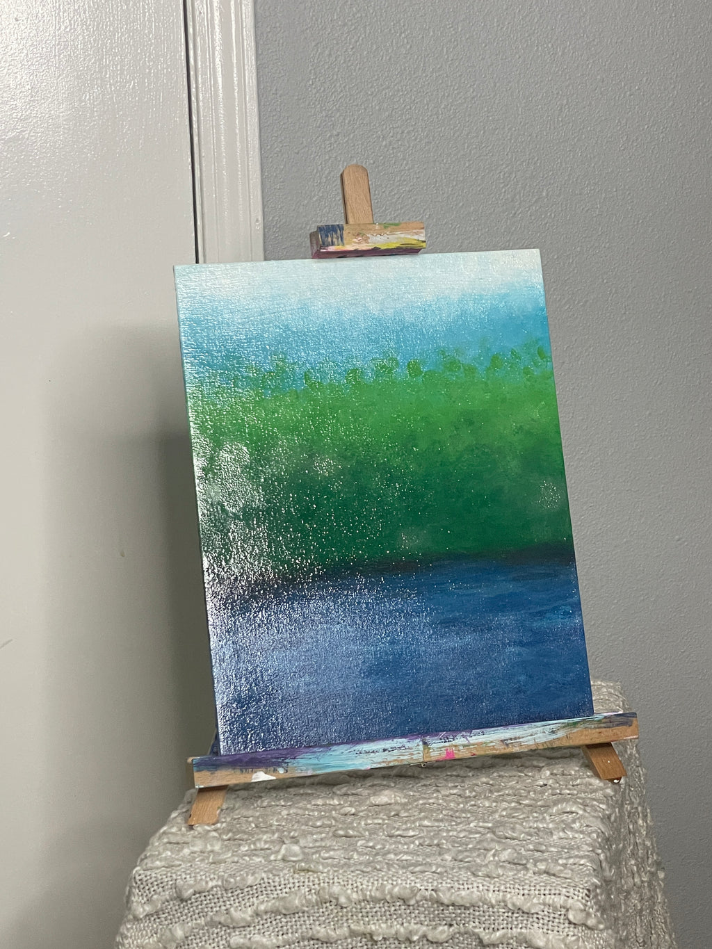 "Happy Camper" Acrylic Painting by The Vixen