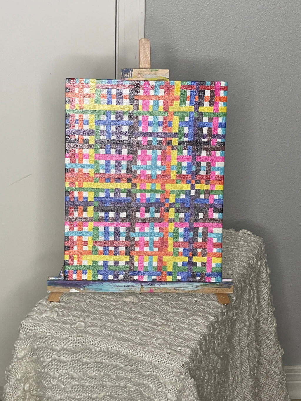 "Tapestry" Acrylic Painting by The Vixen