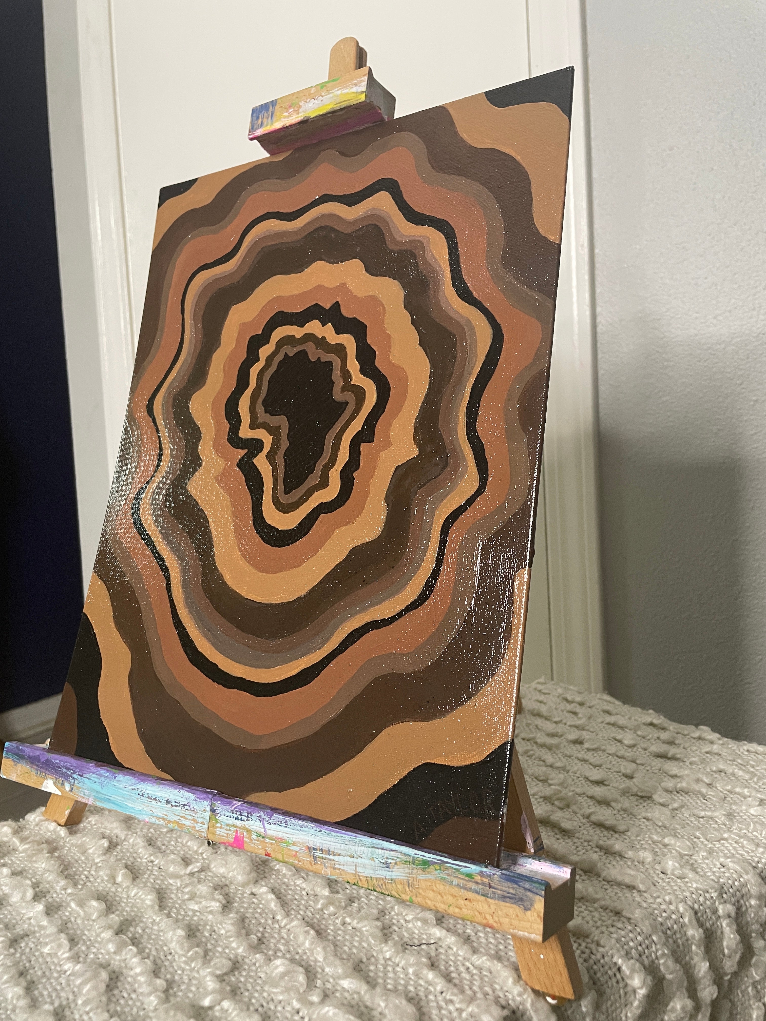 "Ingrained" Acrylic Painting by The Vixen