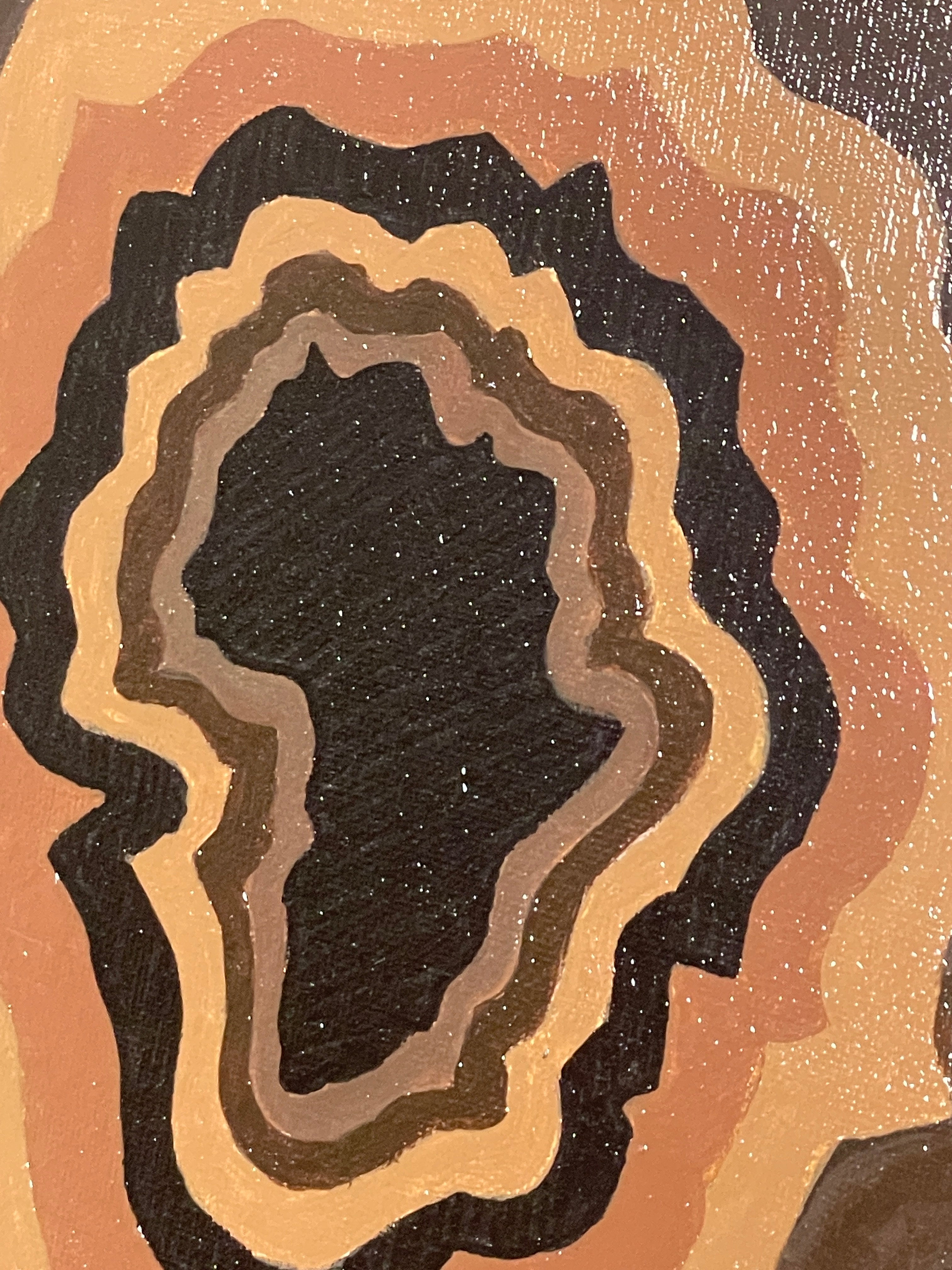 "Ingrained" Acrylic Painting by The Vixen