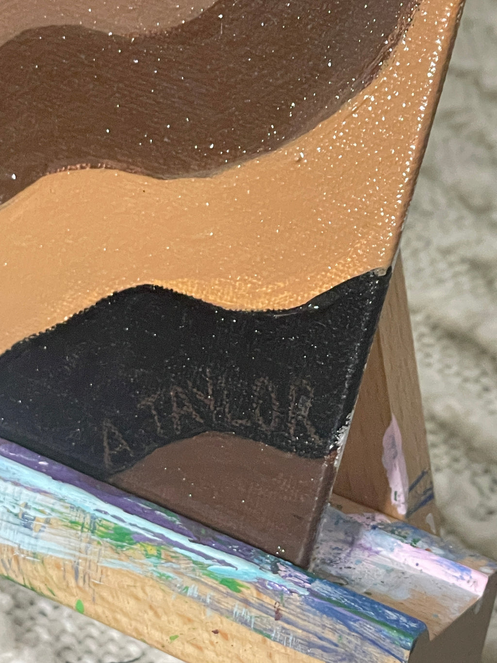 "Ingrained" Acrylic Painting by The Vixen