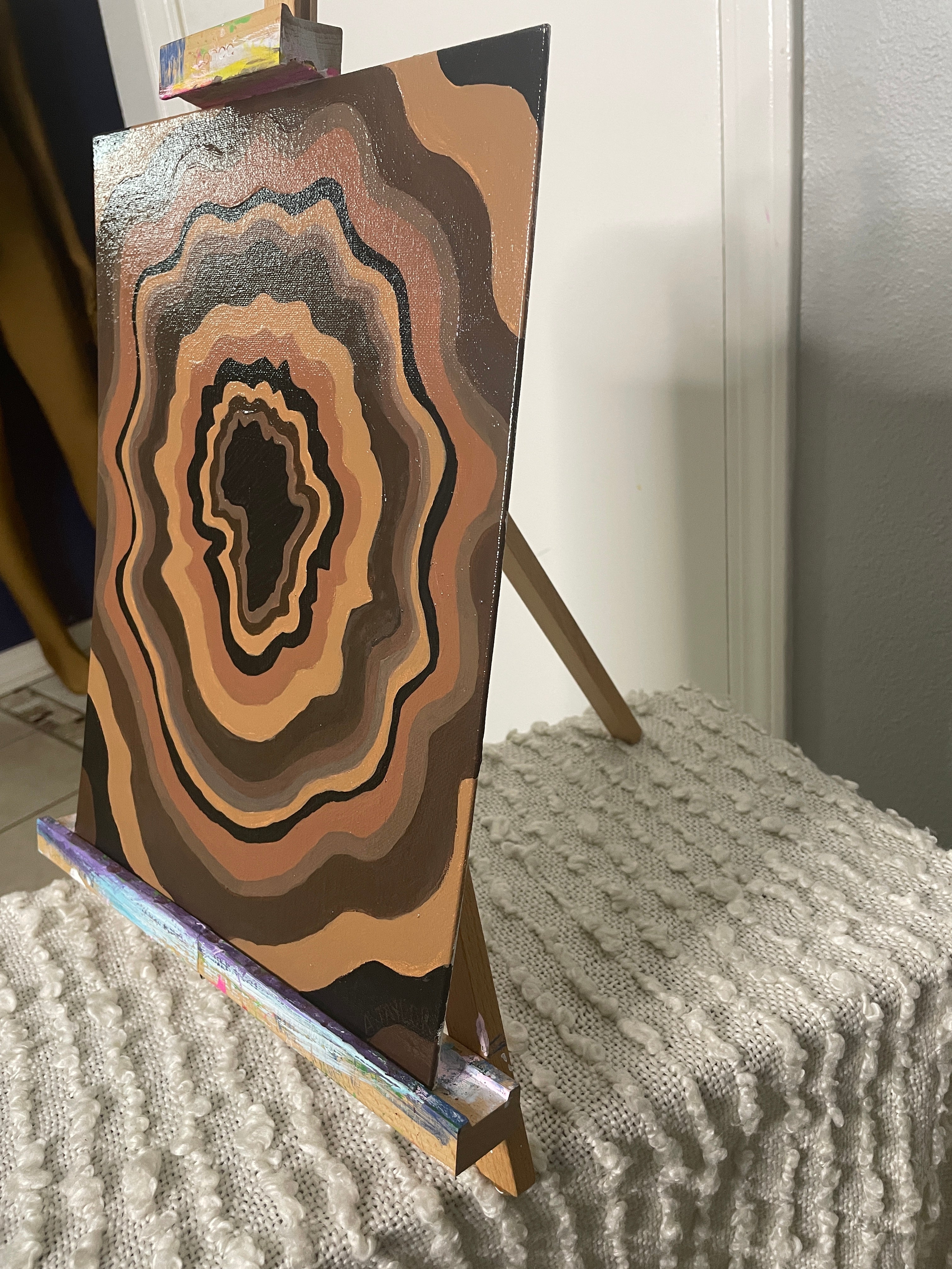 "Ingrained" Acrylic Painting by The Vixen