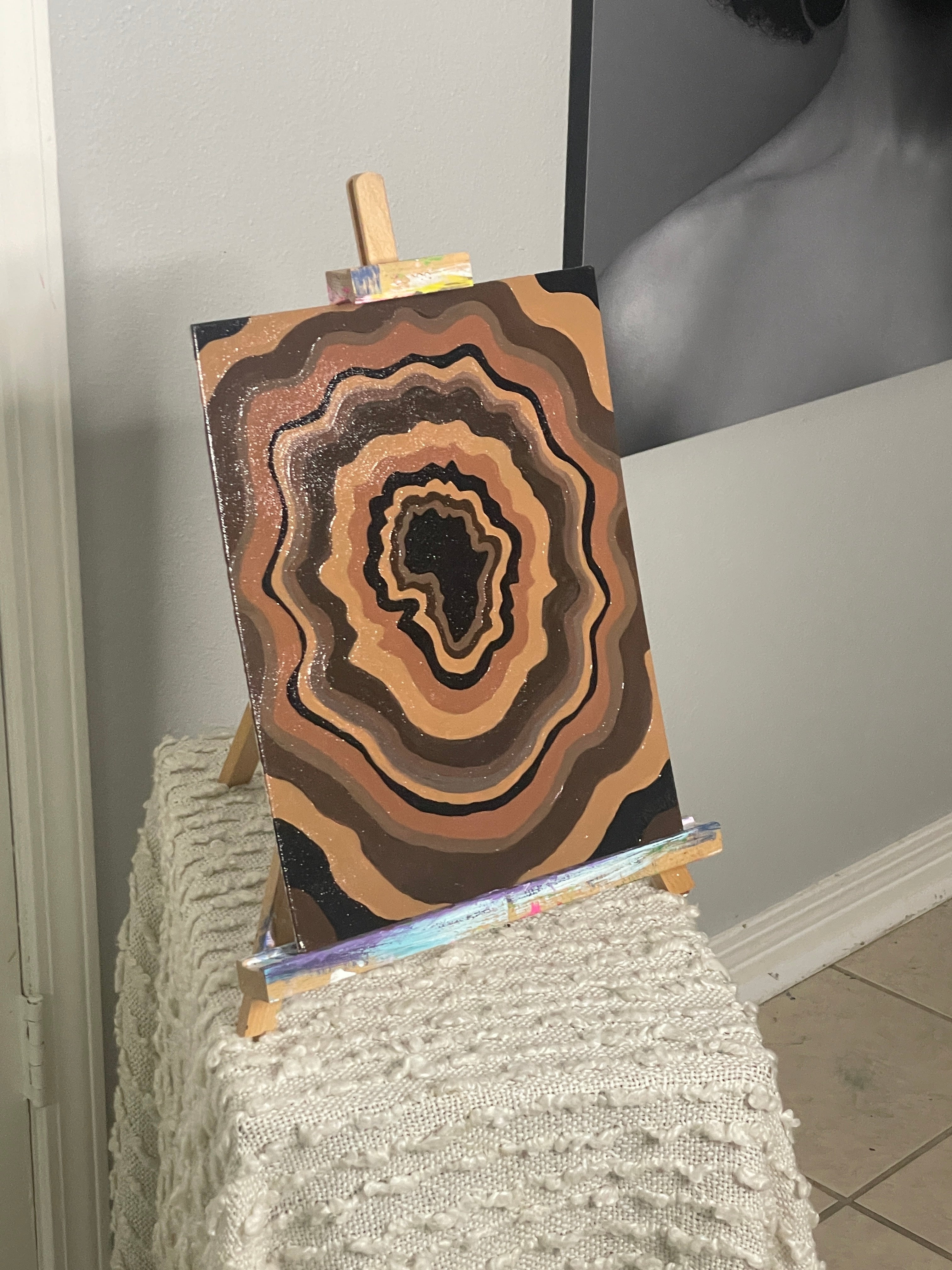 "Ingrained" Acrylic Painting by The Vixen