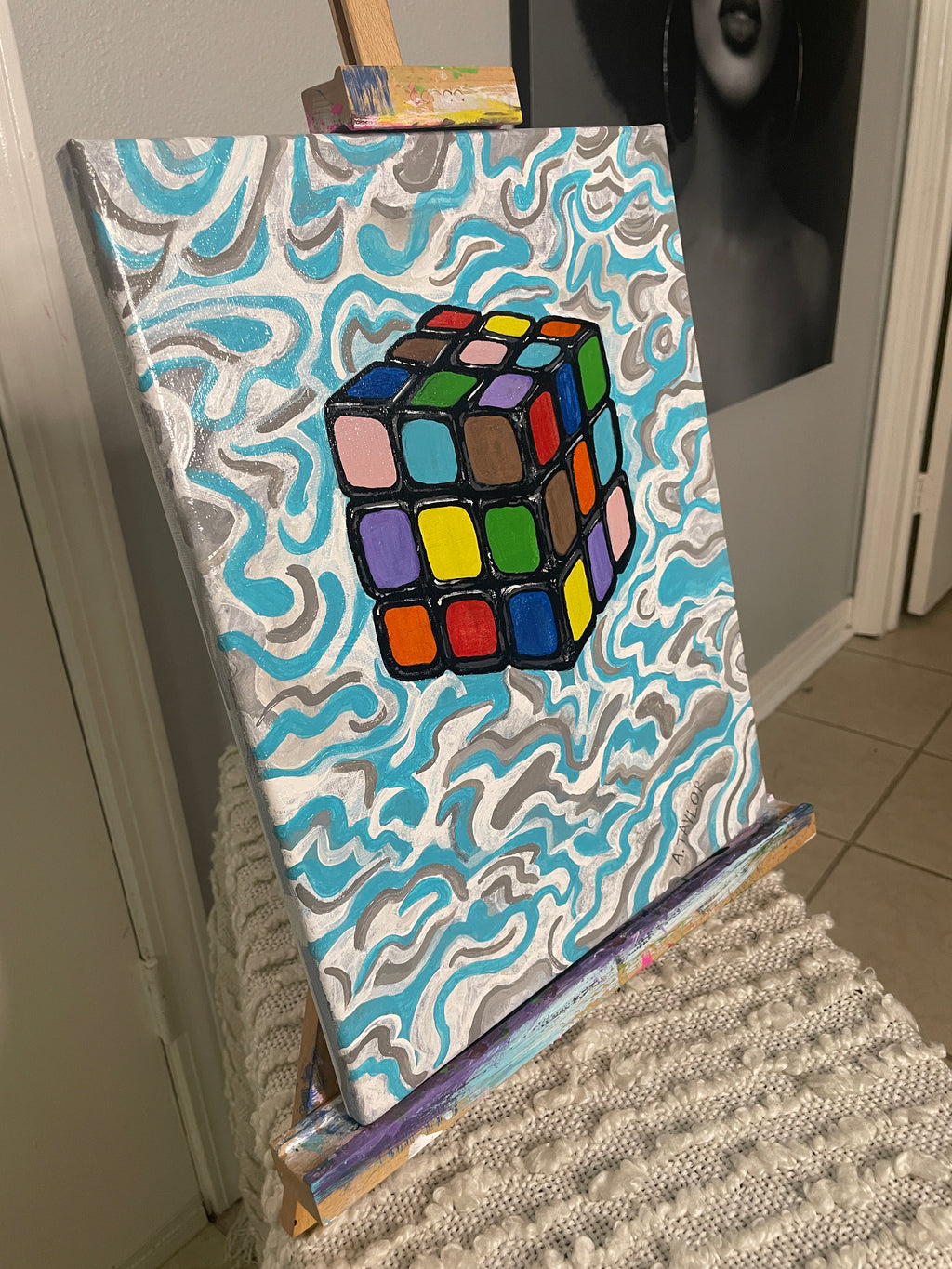 "No Wrong Way" Acrylic Painting by The Vixen
