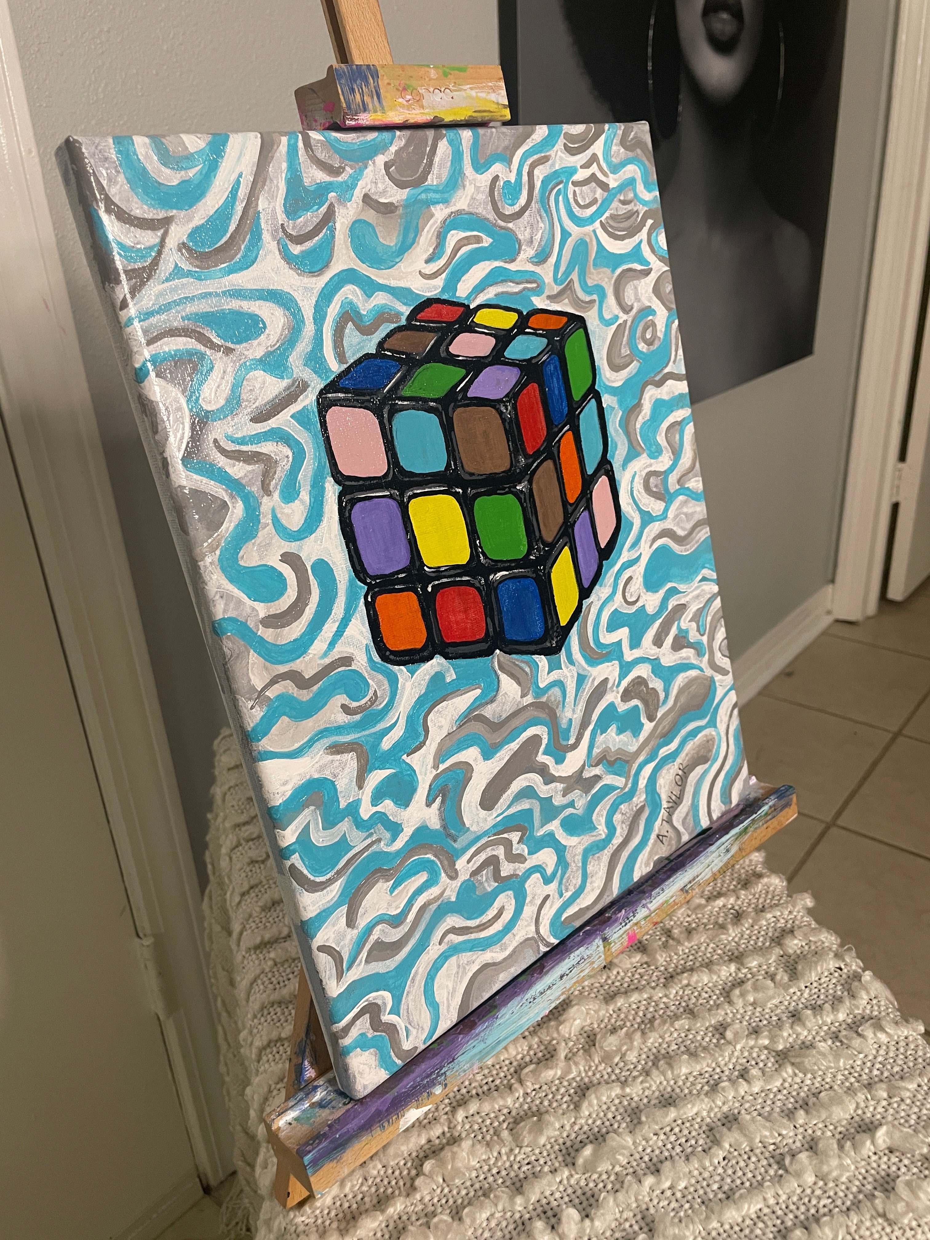 "No Wrong Way" Acrylic Painting by The Vixen