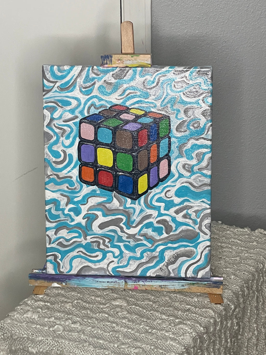 "No Wrong Way" Acrylic Painting by The Vixen