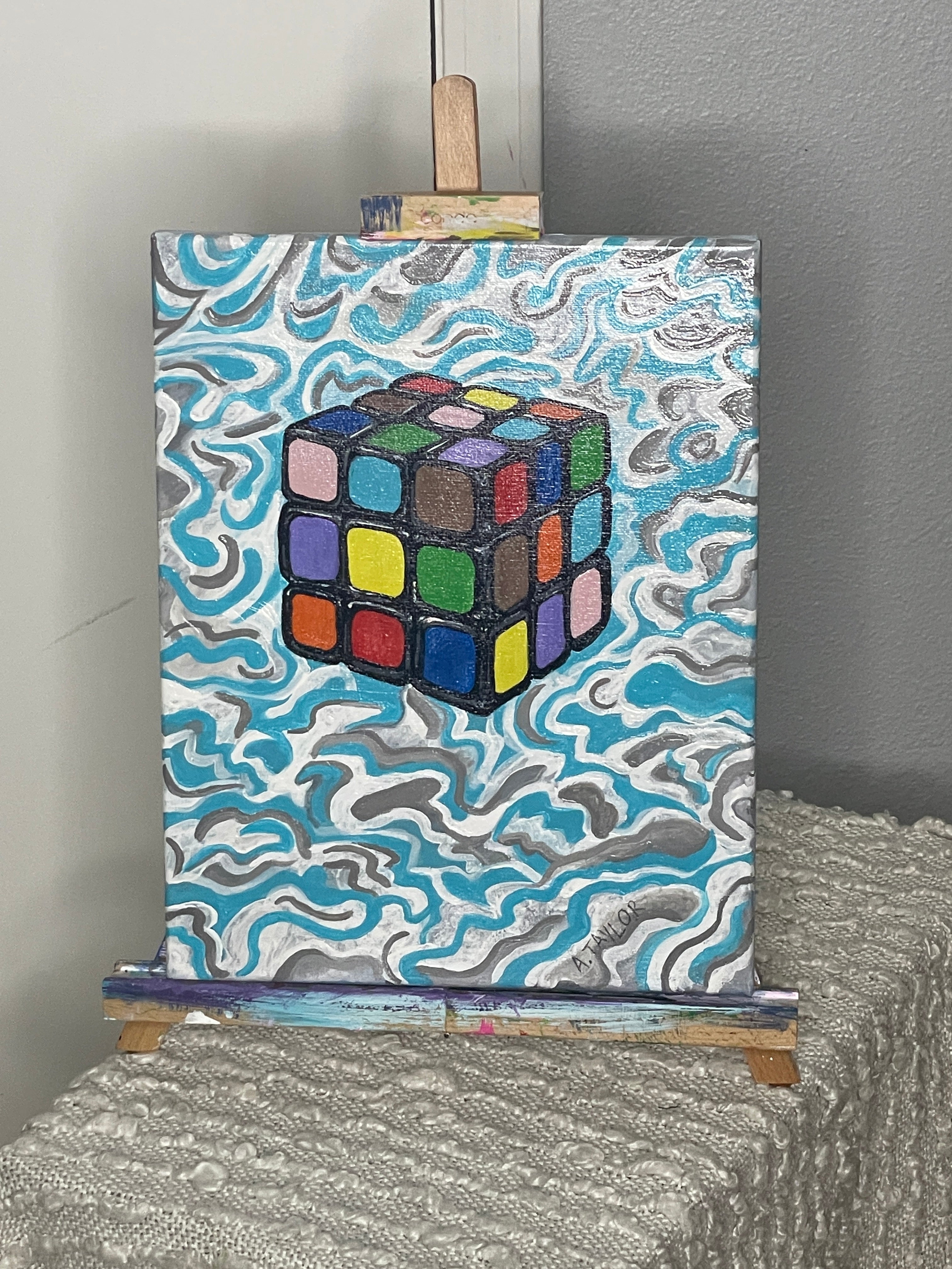 "No Wrong Way" Acrylic Painting by The Vixen