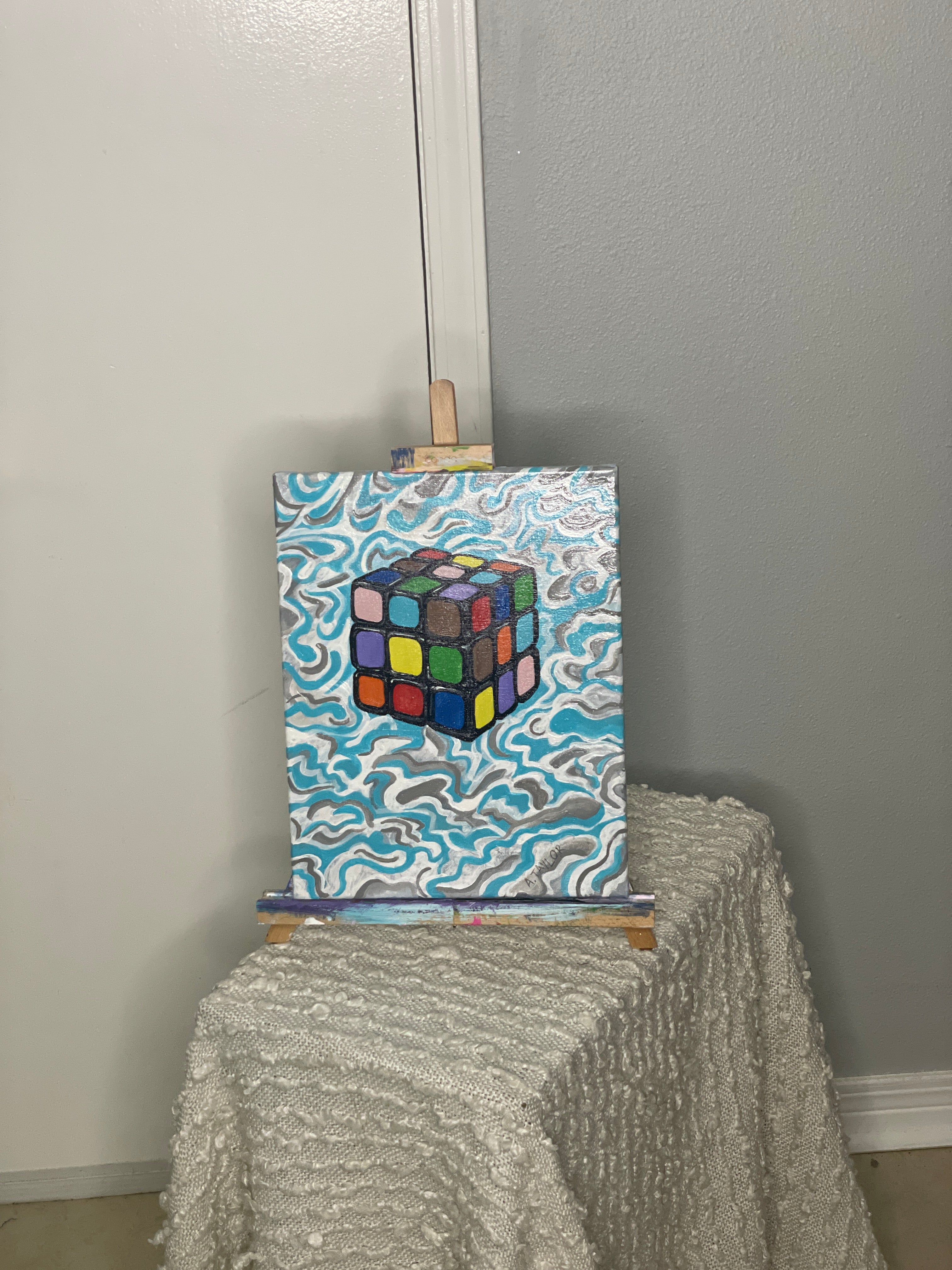 "No Wrong Way" Acrylic Painting by The Vixen